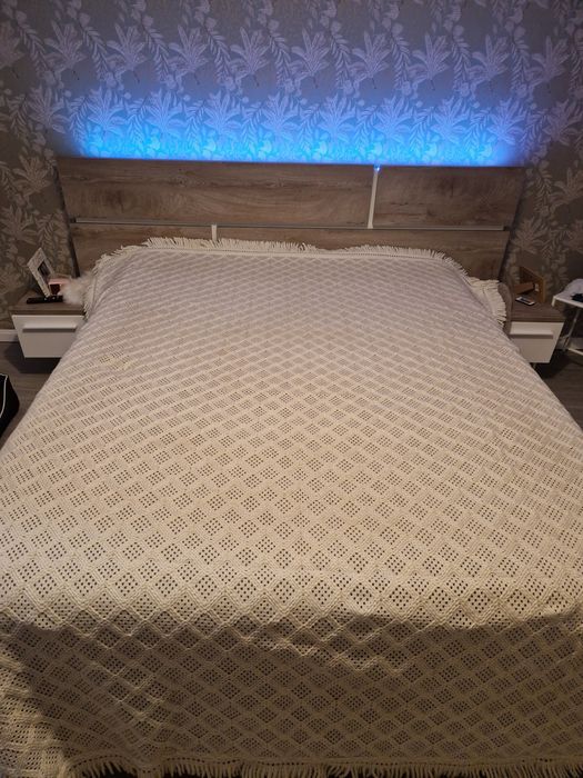 Colcha croche feito a mao