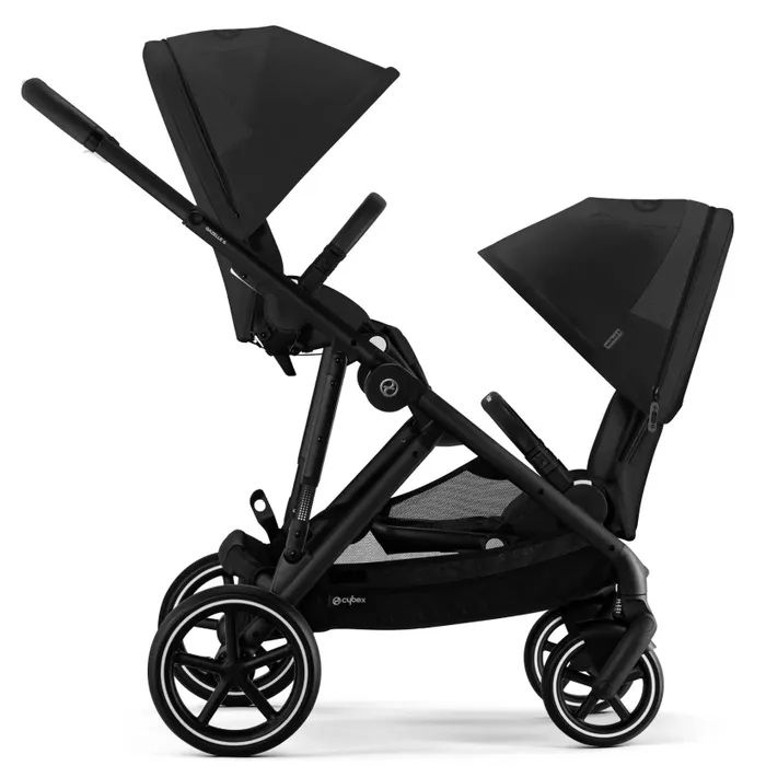 Wózek cybex gazelle S 2x spacerówka 1x kosz na zakupy,czarny, bdb stan