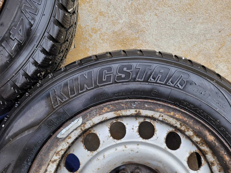 Felgi stalowe oponami zimowymi Citroen Jumpy 5X100 Kingstar 195/65/15