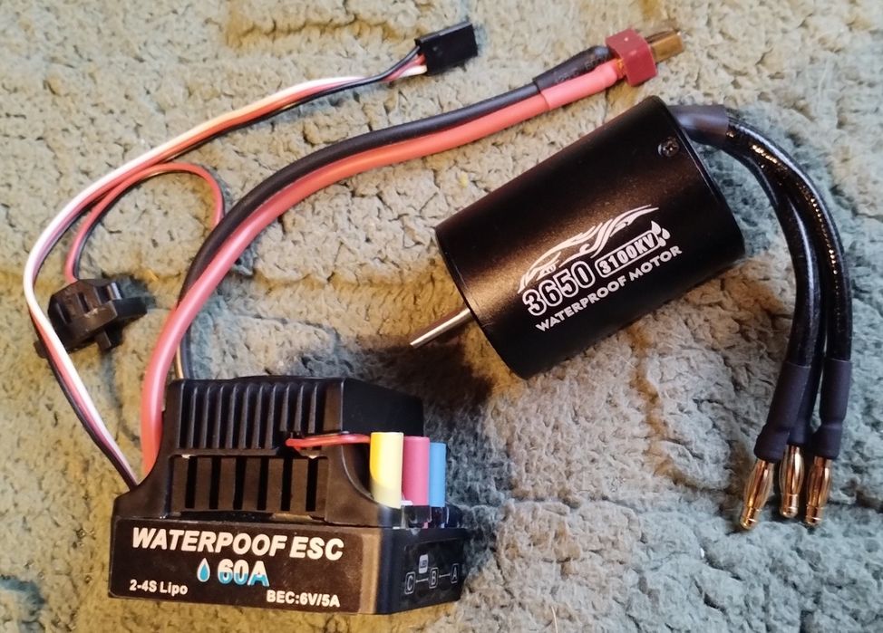 Zestaw bezszczotkowy RC.