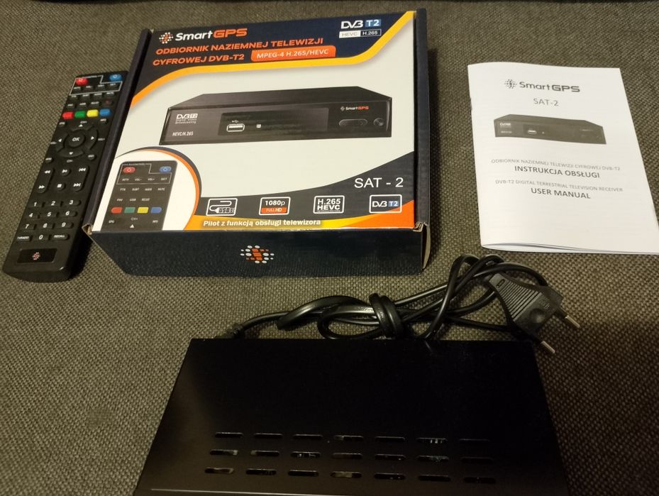 Dekoder DVB T2 /Hevc naziemnej telewizji cyfrowej