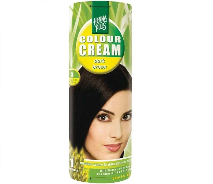 Henna plus Balsam Colour Cream 3 Dark Brown