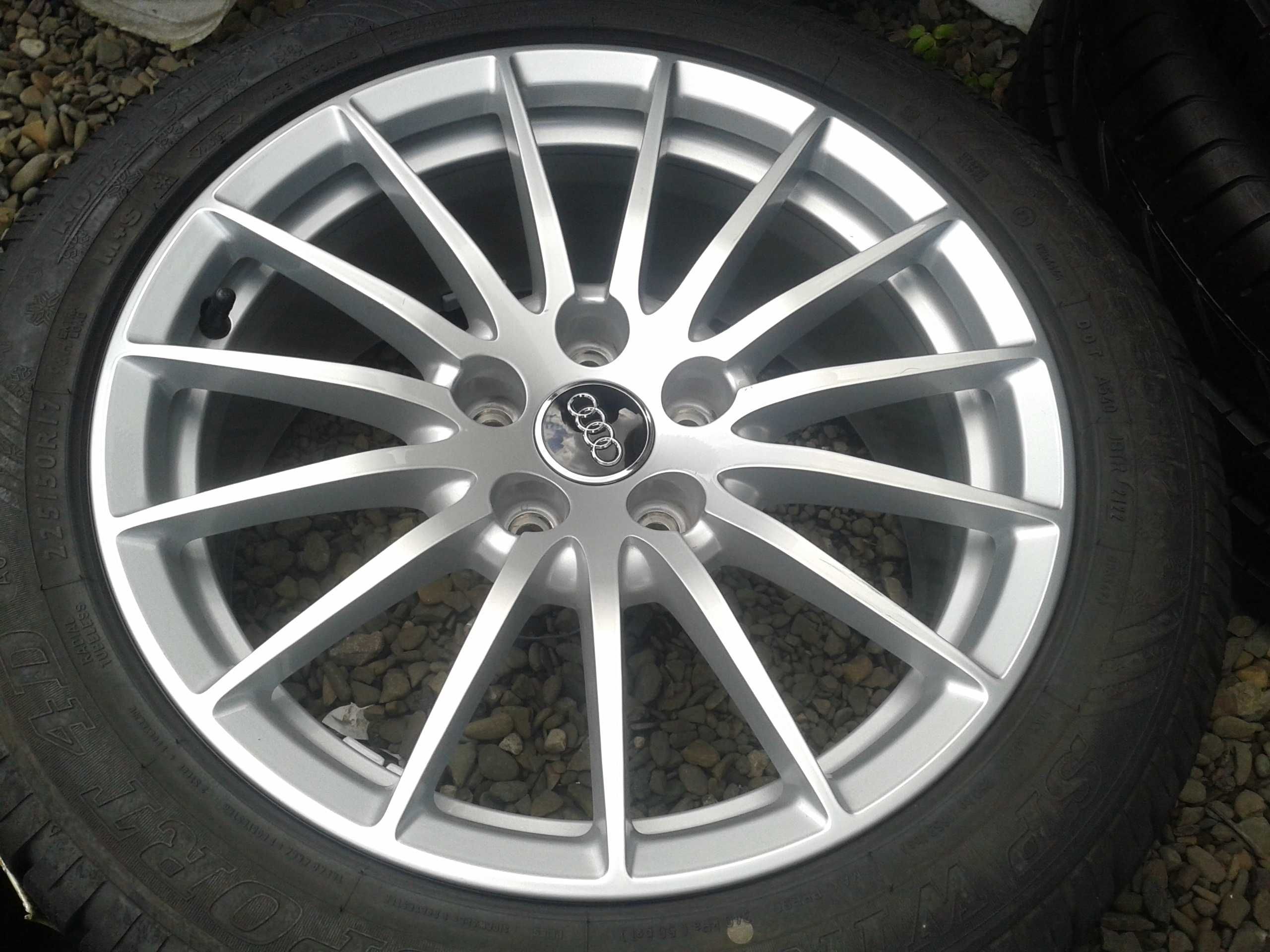 oryginalne r17 kola audi a4 a5 b8 b9 s-line dunlop 2022rok mielec 225