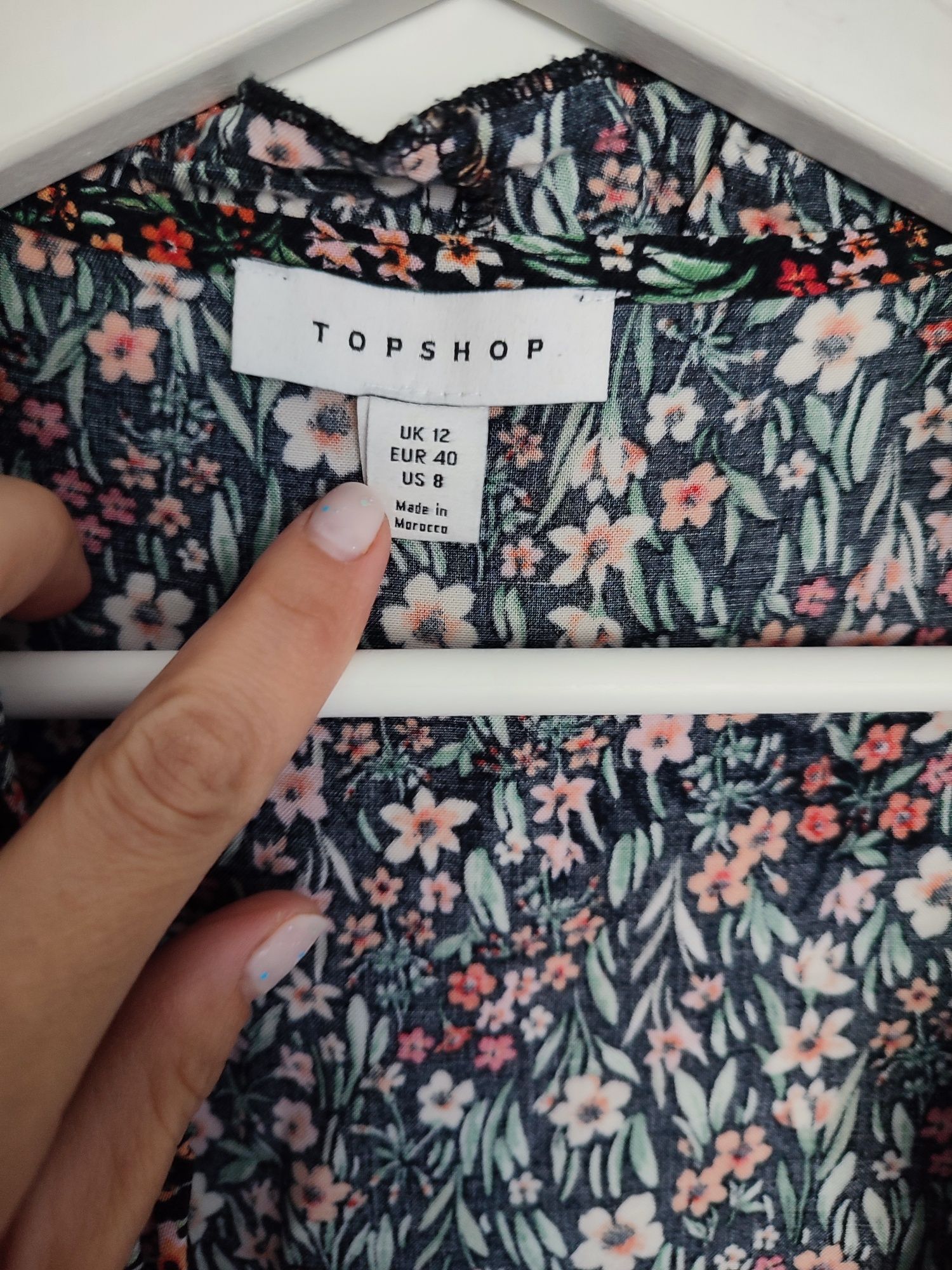 Sukienka letnia kopertowa wiskoza Topshop 40 L