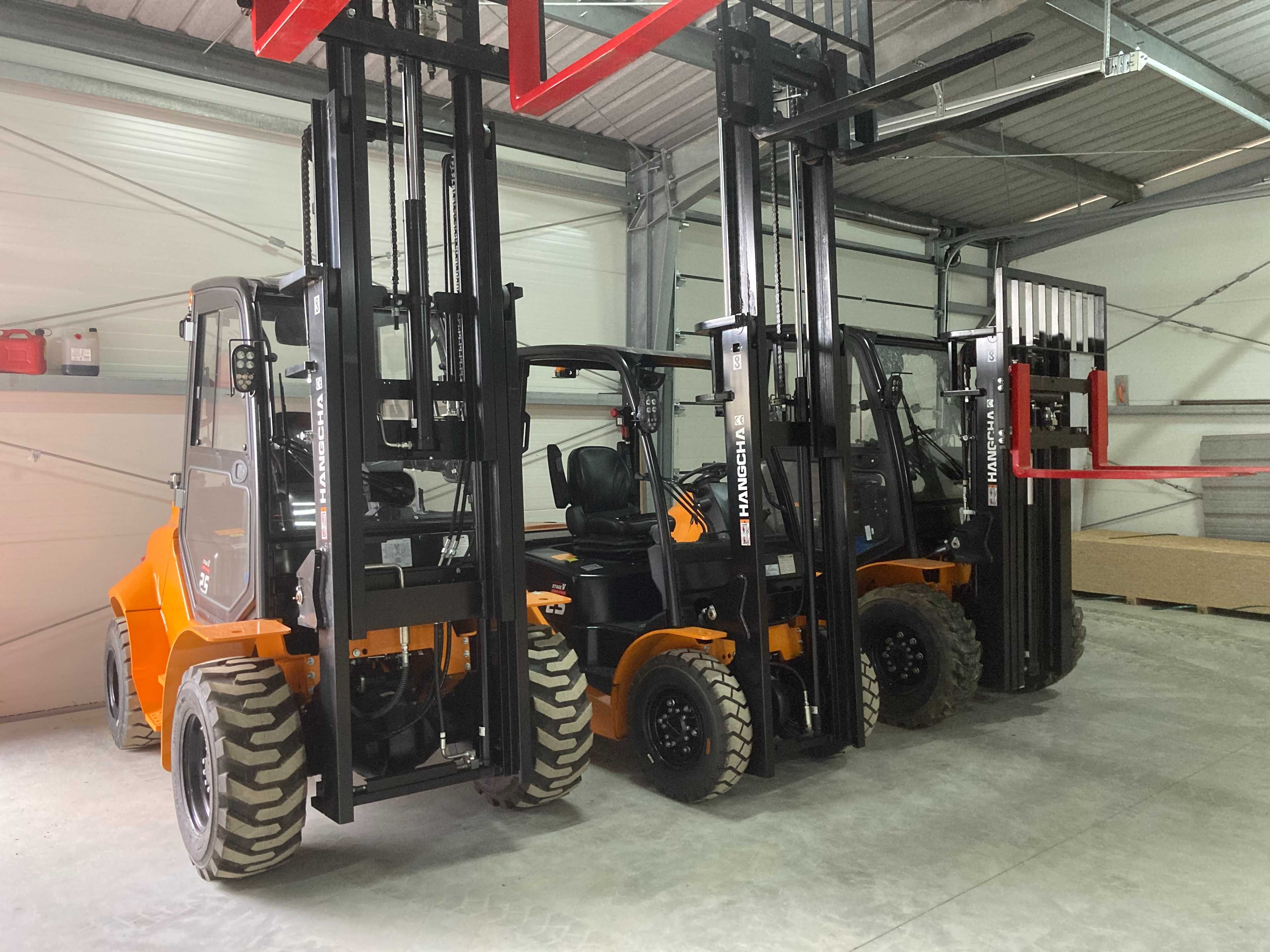 Wózek Widłowy Terenowy HANGCHA CPCD35-XW98E-RT2 2500 kg !! OD RĘKI !!