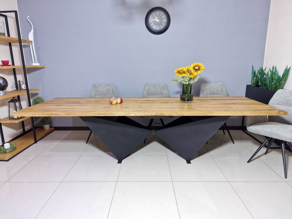 stół dębowy lity dąb premium producent dostępny od ręki 240x100