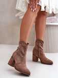 Botki Model S.Barski HY42-029 Brown - Step in style