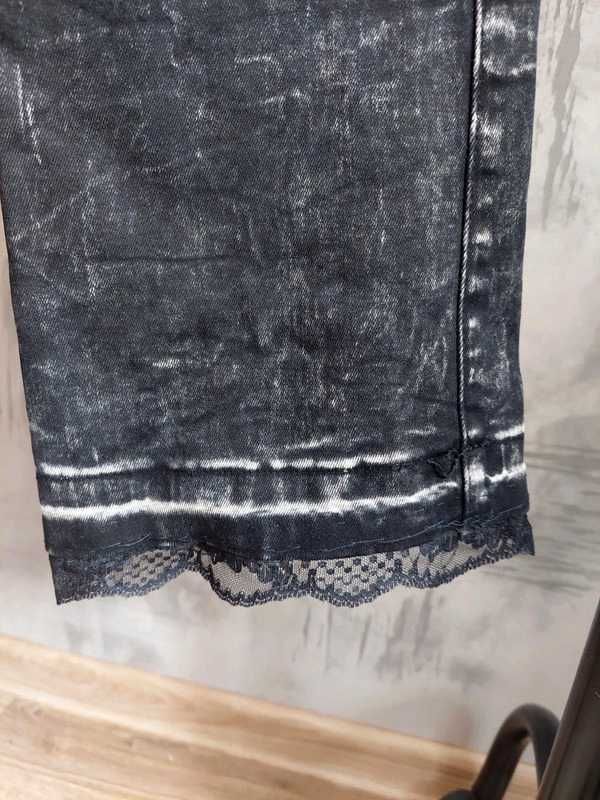 Lucyfire super spodnie Punk ,Gothic roz L