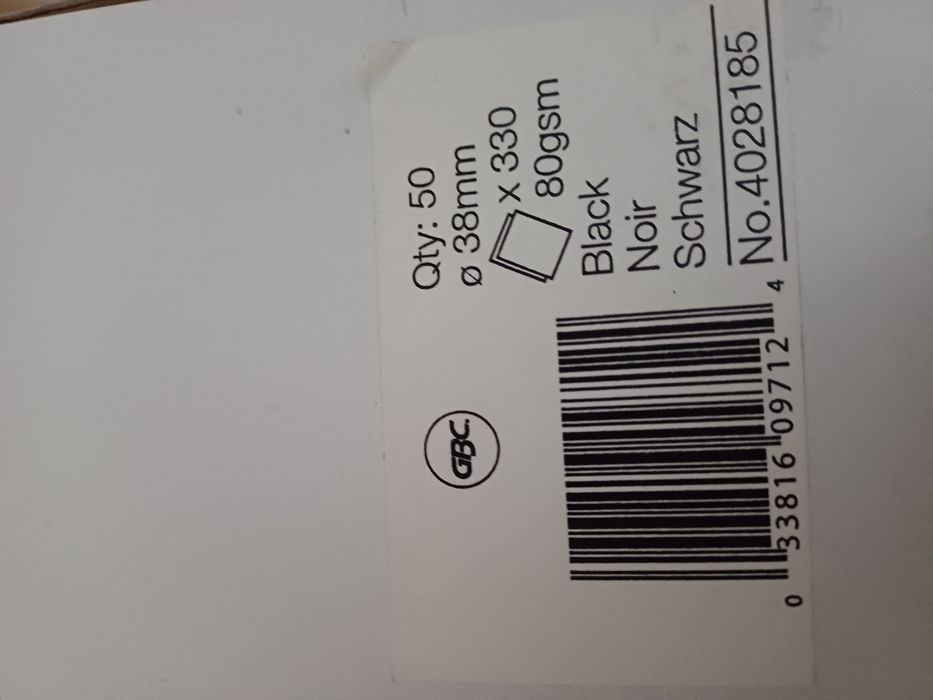 Canudos de plástico para encadernar (21argolas)