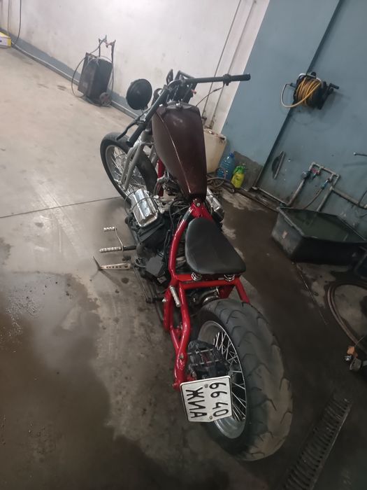 Кастом мото дніпро з мотором від заз