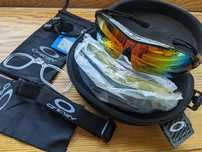 Очки тактические Oakley 5 линз с диоптриями поляризованные Стрелковые