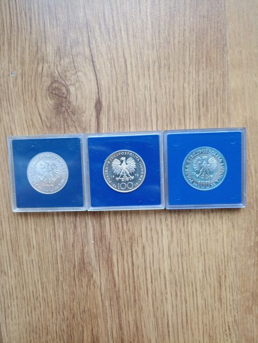 Monety srebrne 100zł