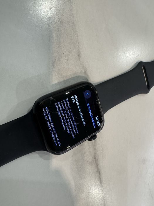 Apple Watch SE 2gen 44mm zbita szybka 97%