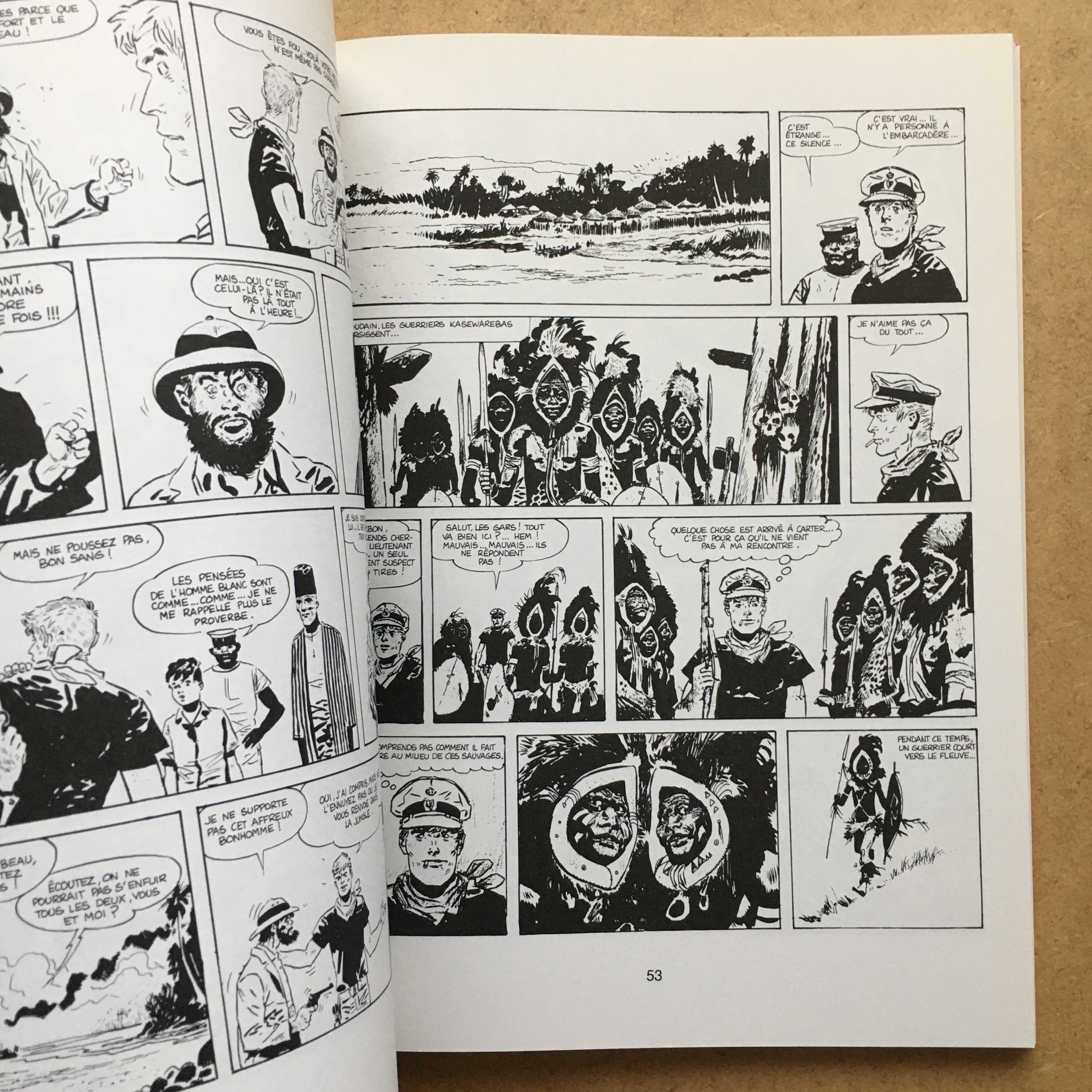 "Ann De La Jungle" de Hugo Pratt (integral a preto e branco)