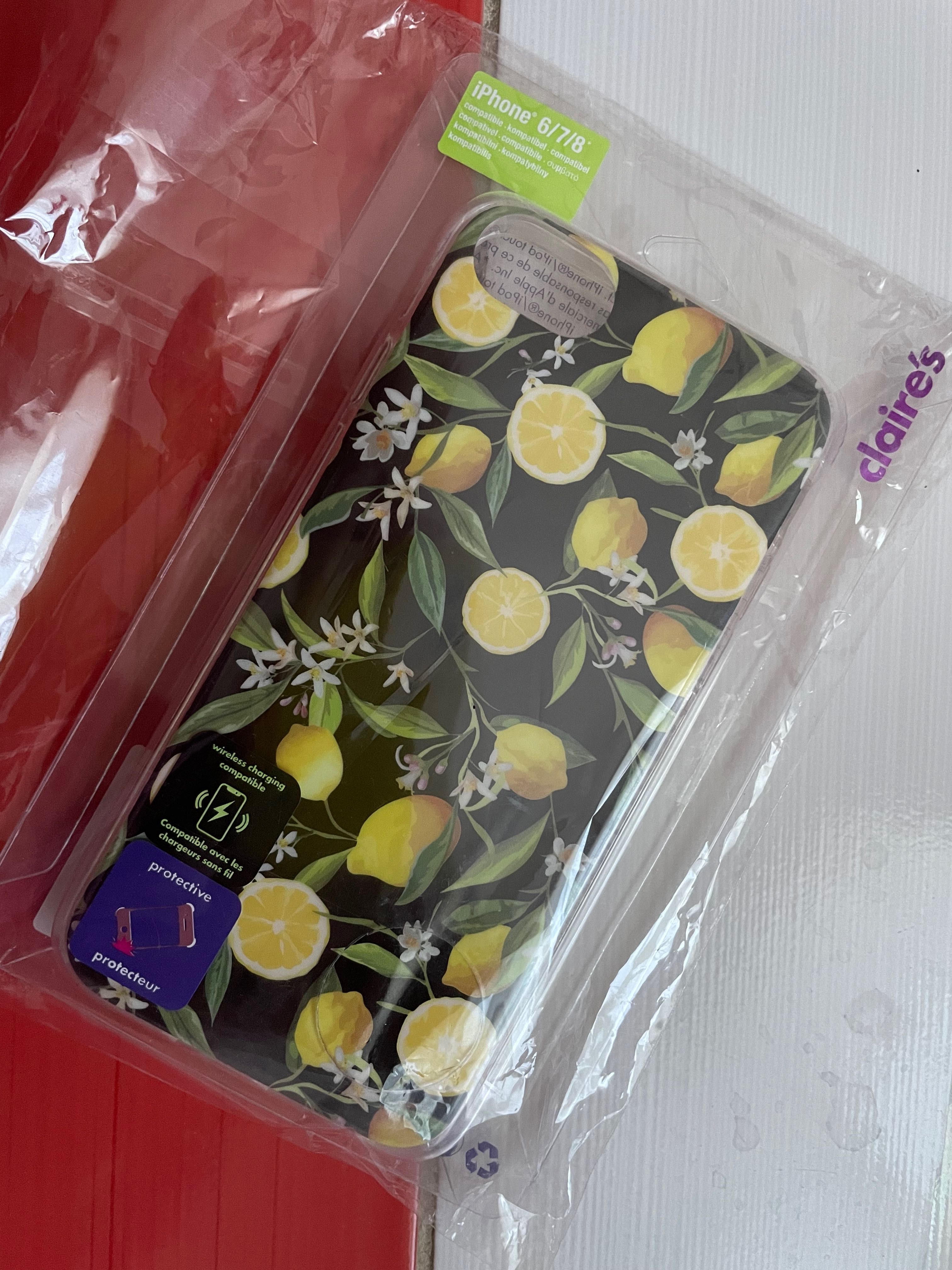Шикарный силиконовый чехол Claire’s iPhone 6/7/8 айфон 6/7/8 в лимоны