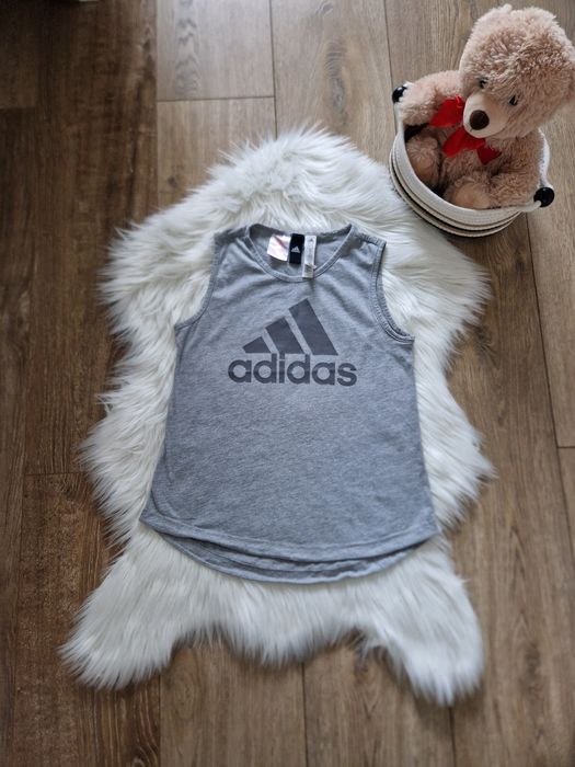 Koszulka dziecięca bez rękawów Adidas  r 152
