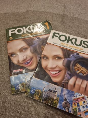 Fokus 1, podręcznik + ćwiczenia,  język niemiecki