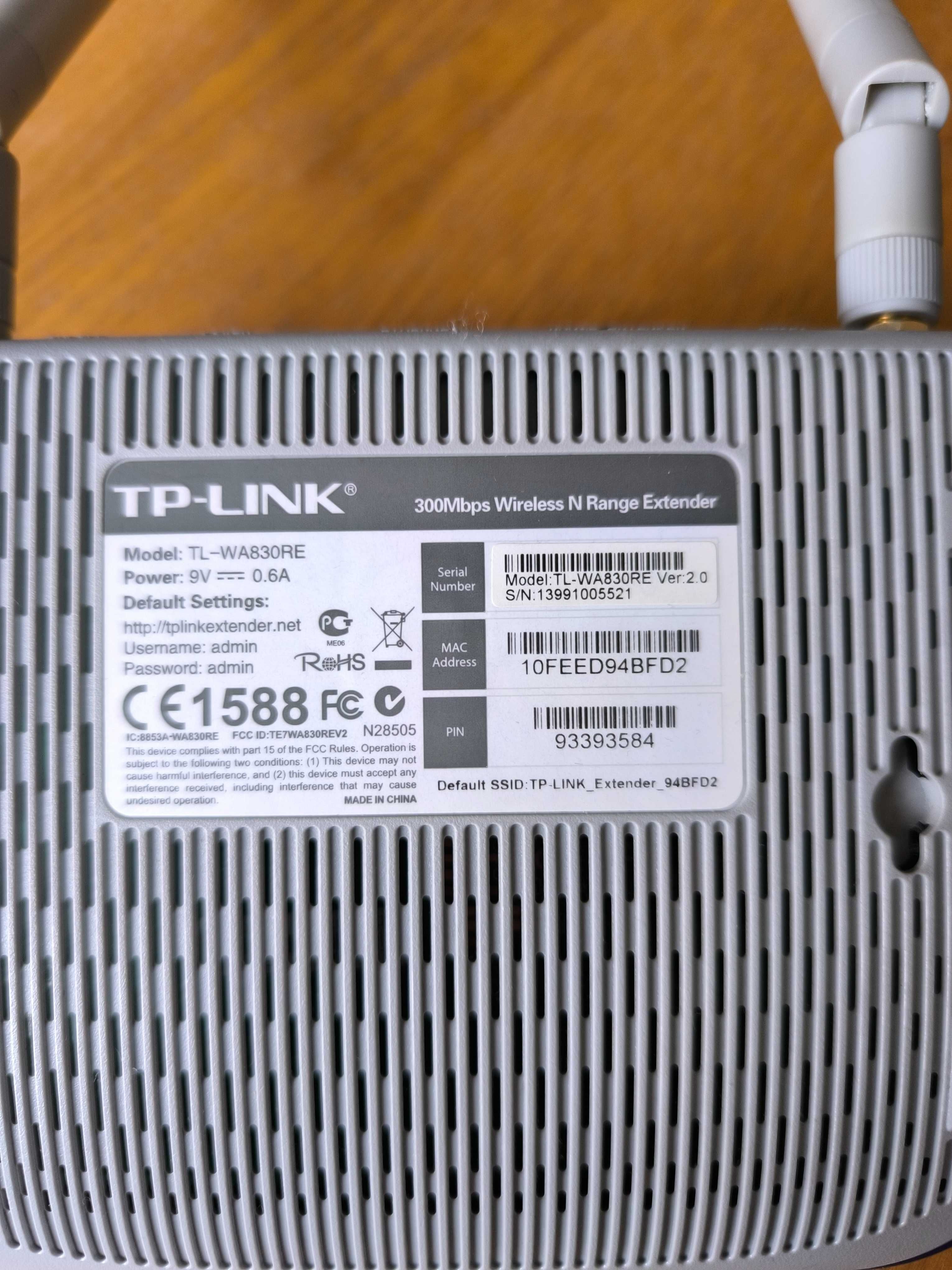 TP-LINK TL-WA830RE wzmacniacz sygnału bezprzewodowego.