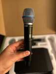 Microfones sem fios shure