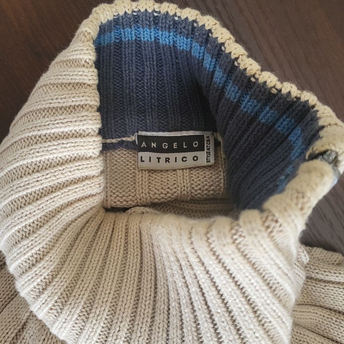 Męski sweter wełniany. Rozm. XL
