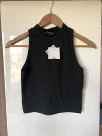 Nowy, bawełniany crop top Topshop