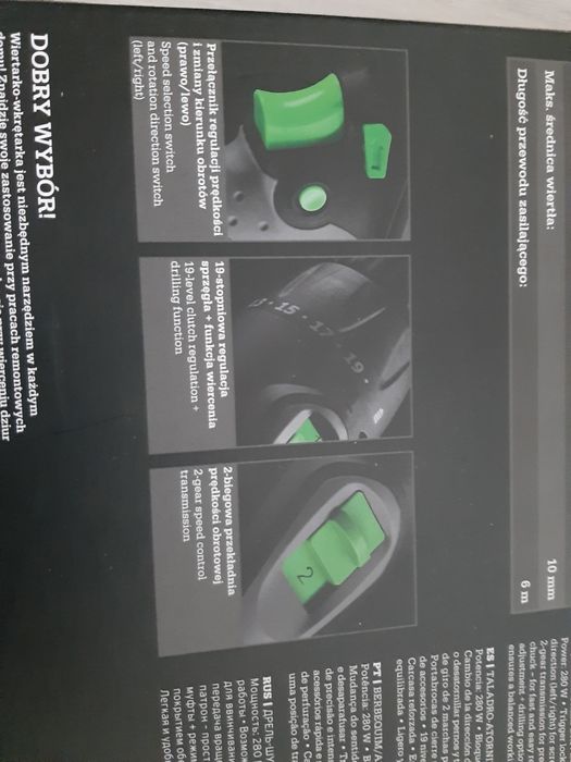 Wiertarko-wkrętarka sieciowa nowa