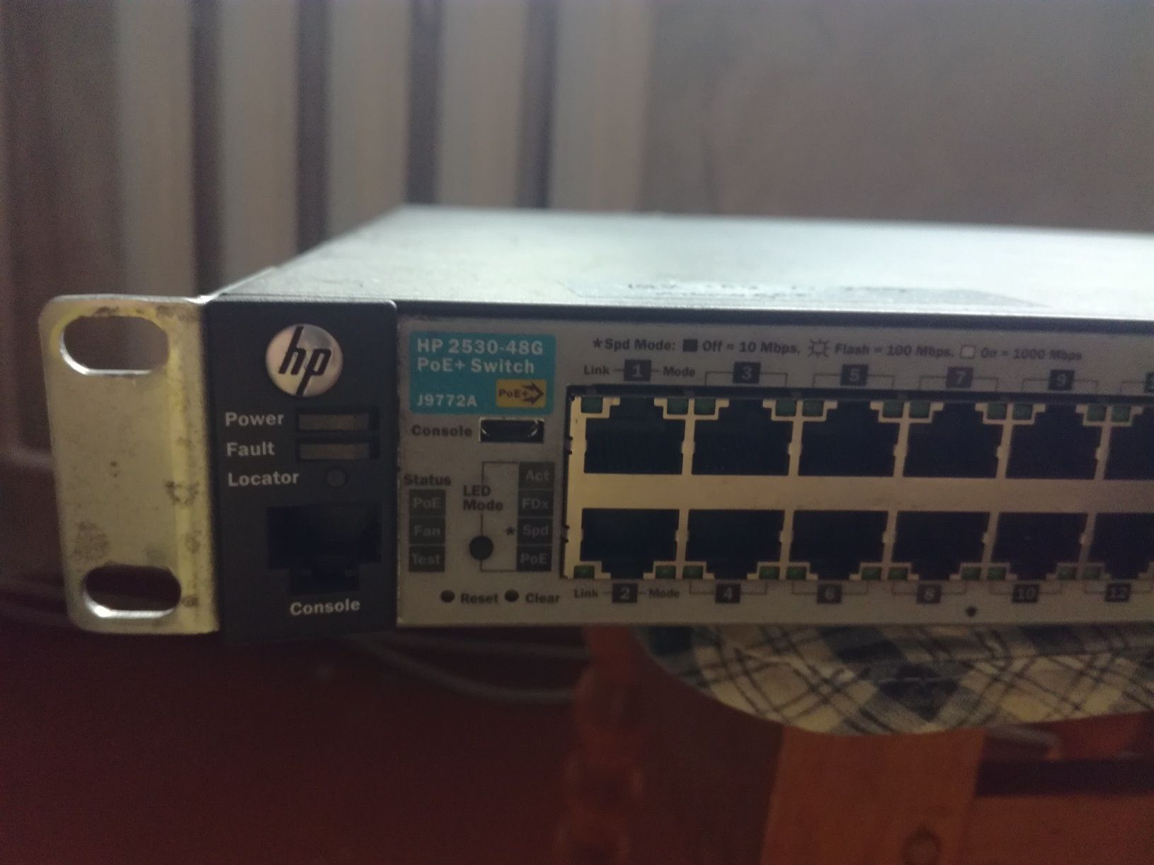 Коммутатор L2 Gigabit Ethernet HP Procurve2530 48G PoE+(J9772A