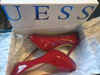 Szpilki guess damskie 37 czerwone