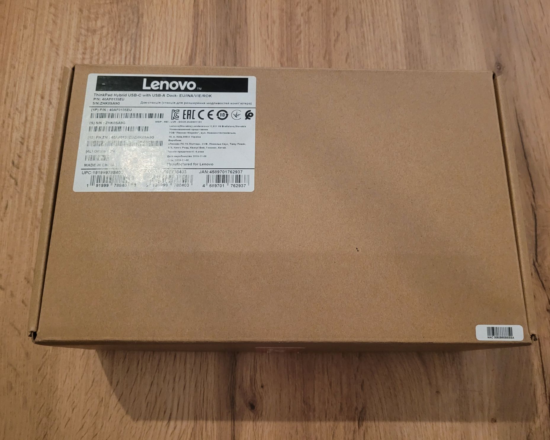 lenovo thinkpad hybrid usb-c with usb-a dock