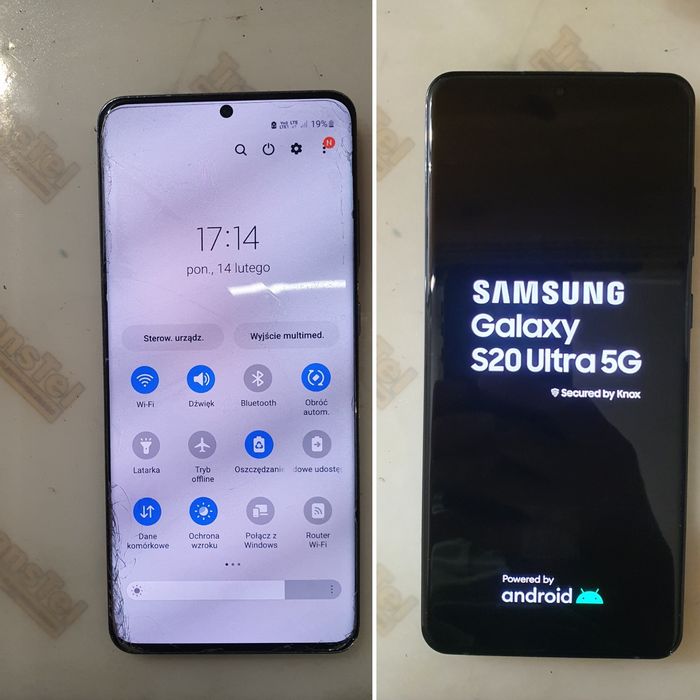 Zbita Szybka Wymiana Szybki Wyświetlacz Apple Samsung Huawei Xiaomi