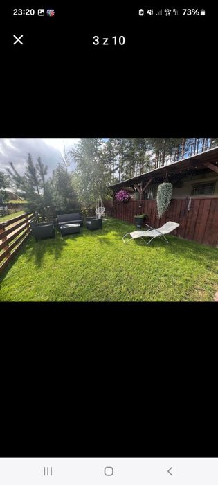 Domek holenderski na dzierżawionej dzialce