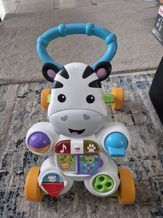 Pchacz zebra do nauki chodzenia