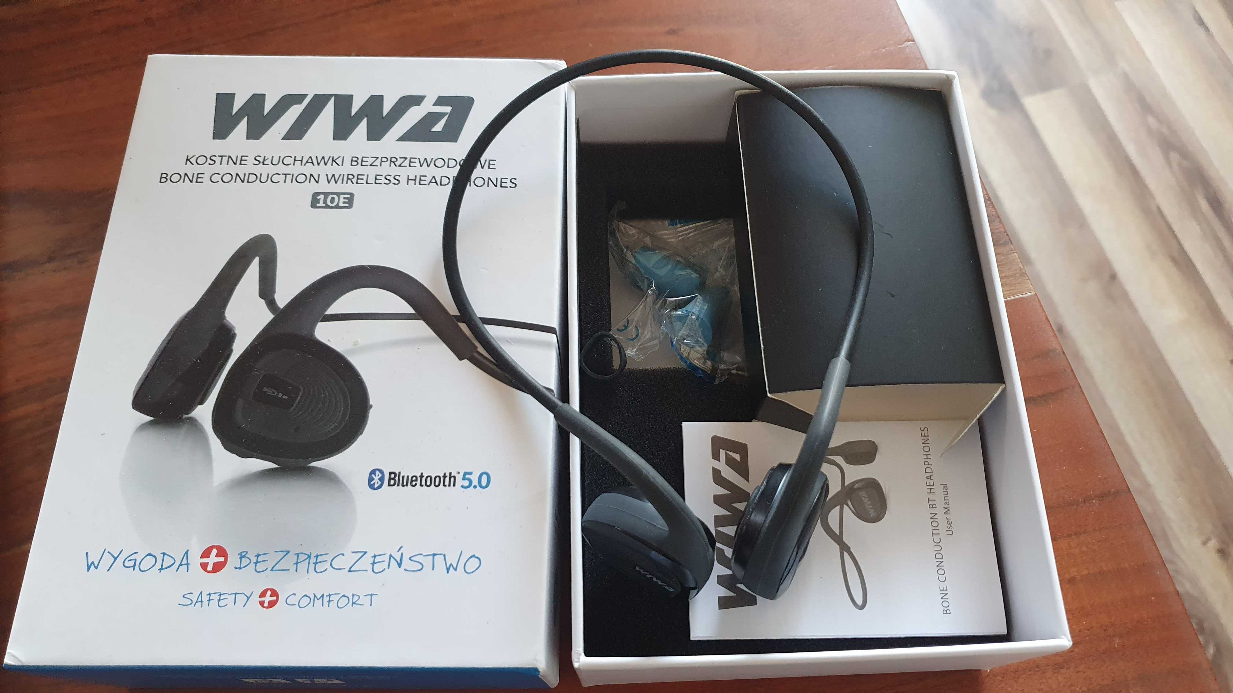 Bezprzewodowe słuchawki kostne WIWA 10E BLUETOOTH 5.0