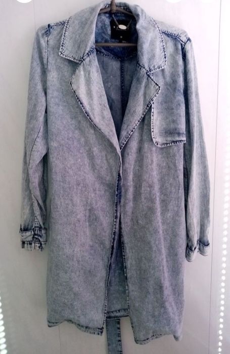 Куртка жакет піджак ZARA Basic, джинсовий кардиган, плащ Mohito