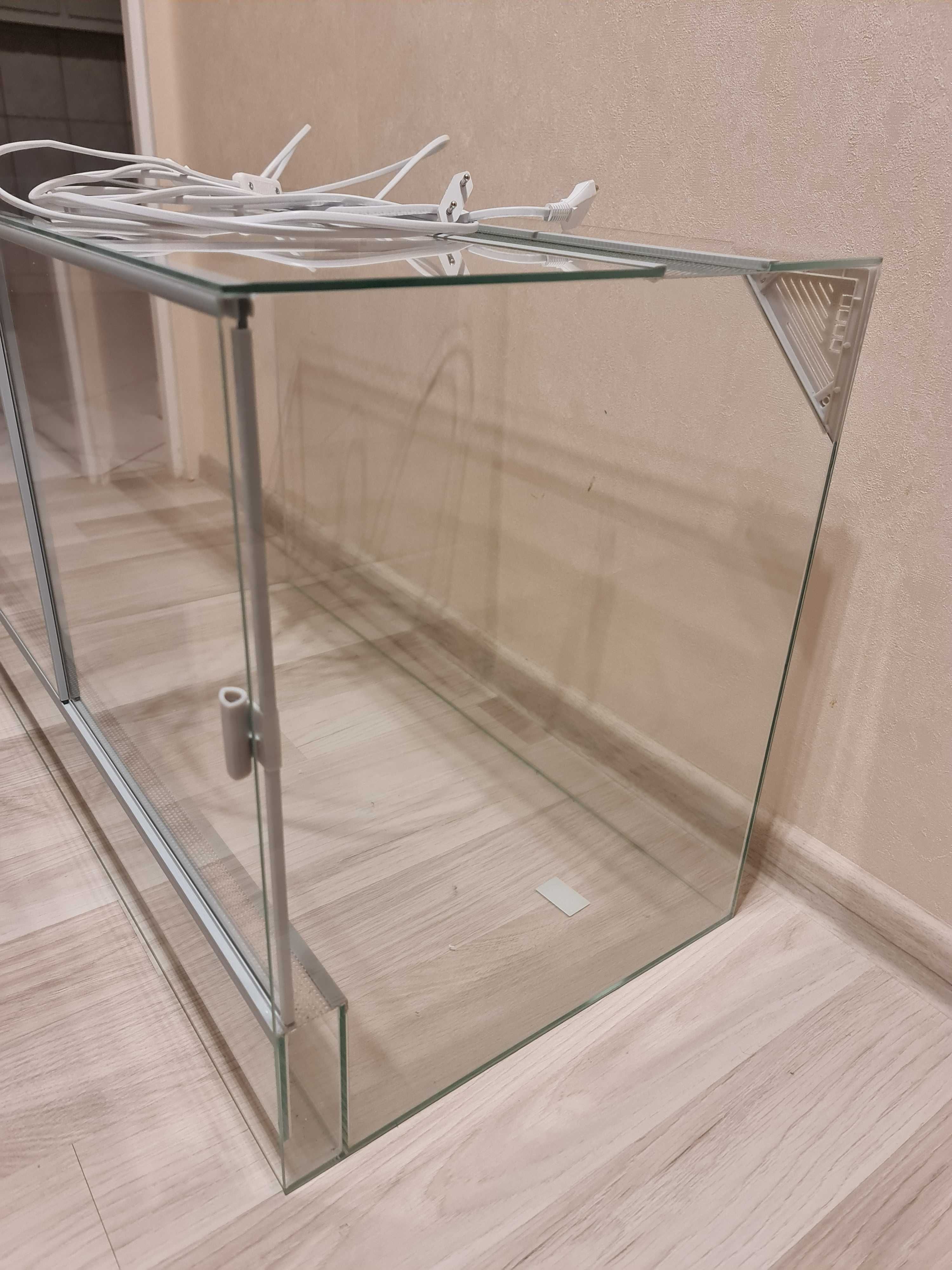Terrarium szklane 80x40x50