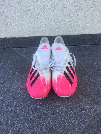 Korki adidas x 19.3 biało-różowe