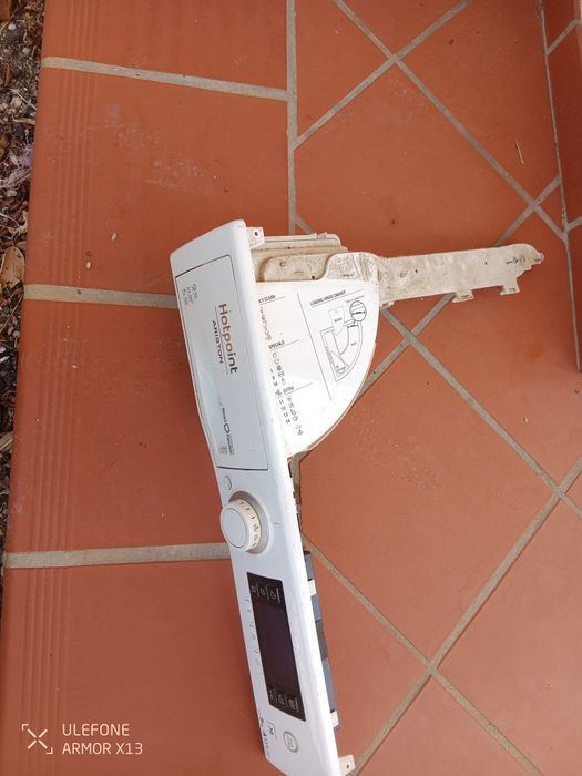 Painel frontal da máquina de lavar roupa hotpoint 9kg 9kg