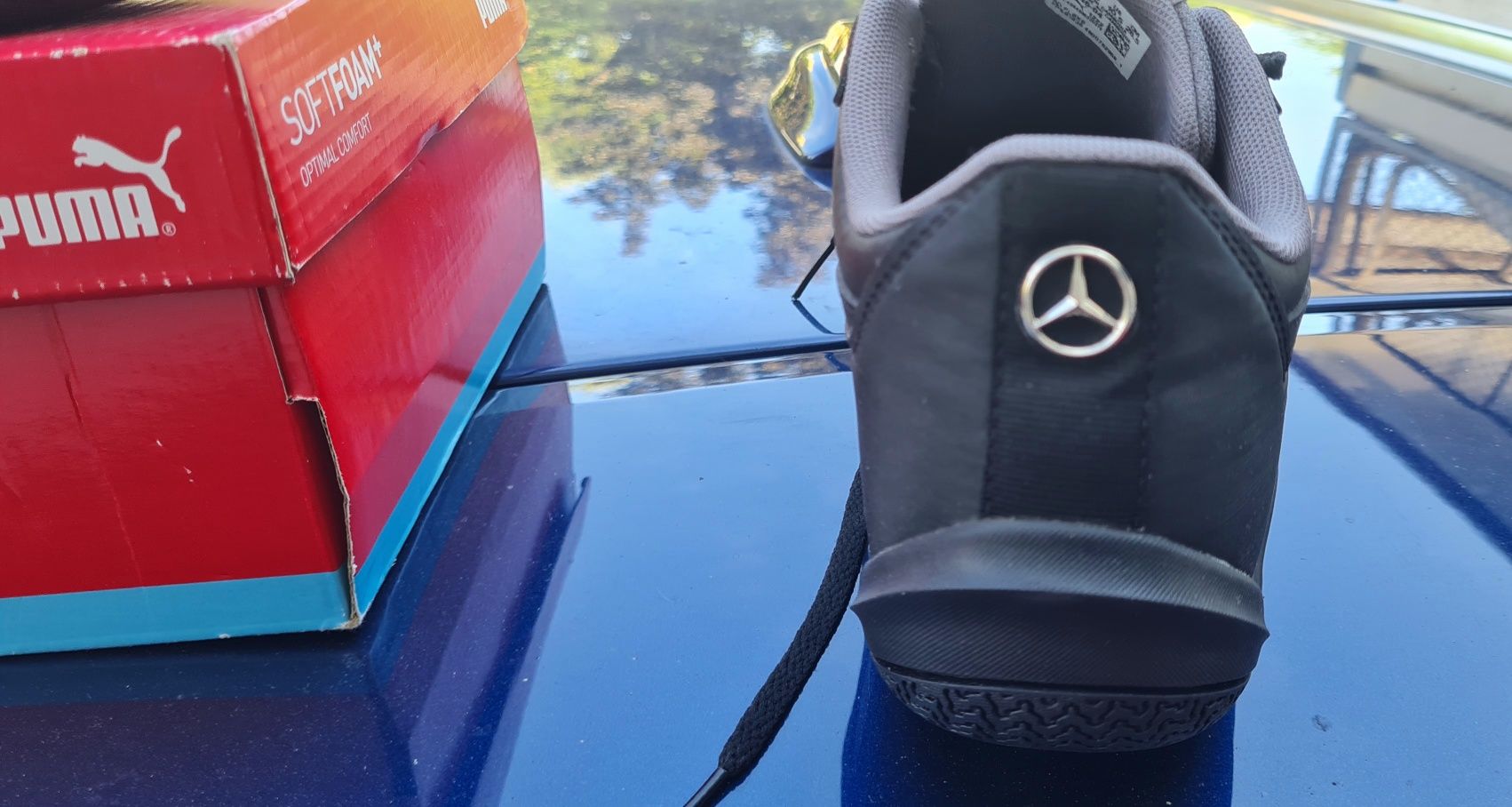 Nowe Buty męskie snikersy Puma Mercedes  R-CAT Czarne 43-44