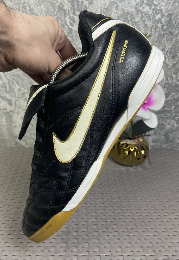 Nike Tiempo копы сороконожки бутсы 46 размер кожаные футбольные