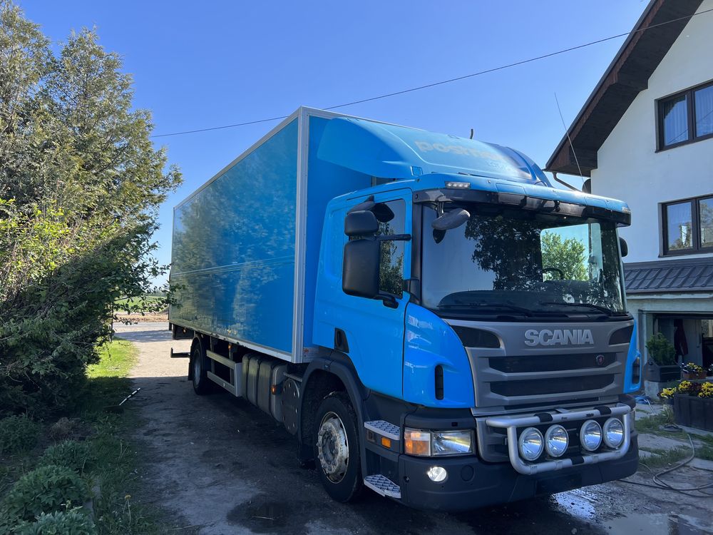 Scania p230 izoterma 18ep winda grzana