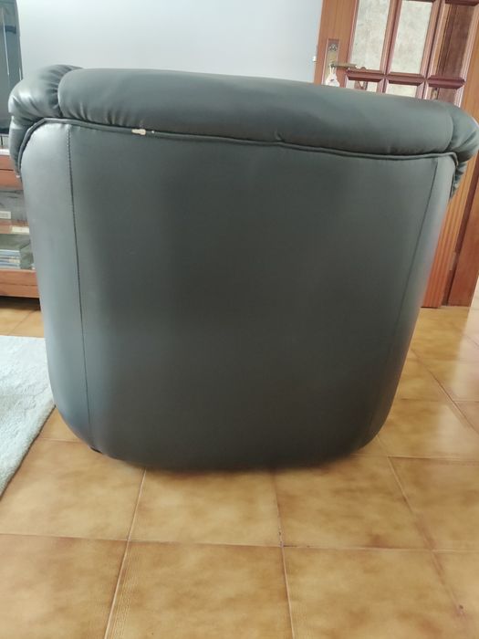 Sofá/cadeirão preto