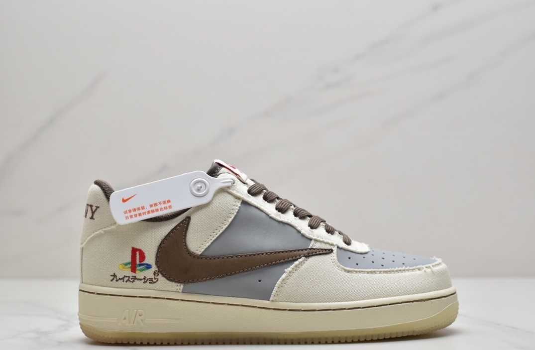 Travis Scott x Playstation x Nike Air Force1 Low BQ5826-