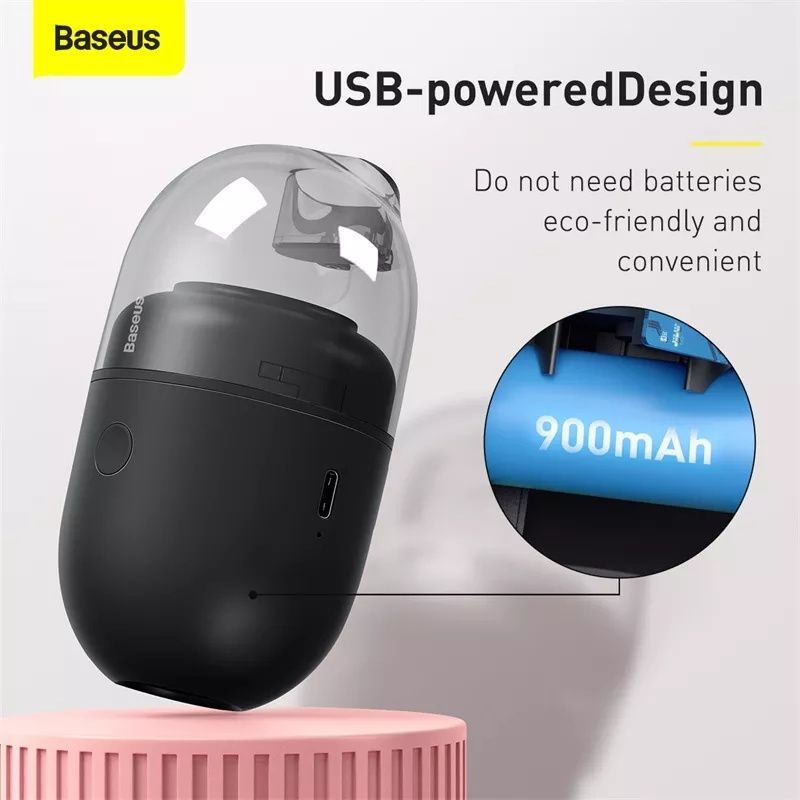 Baseus Mini Aspirador - Original BASEUS - Novo C/ Caixa - 24h - PROMOÇ