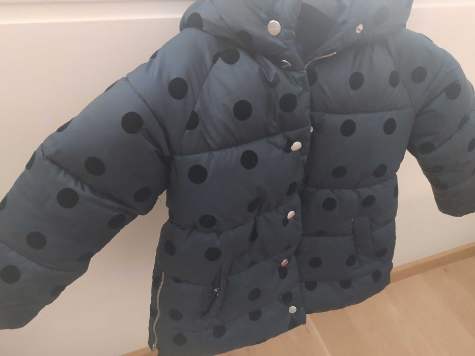 Blusão acolchoado - marinho jacadi - menina 6anos