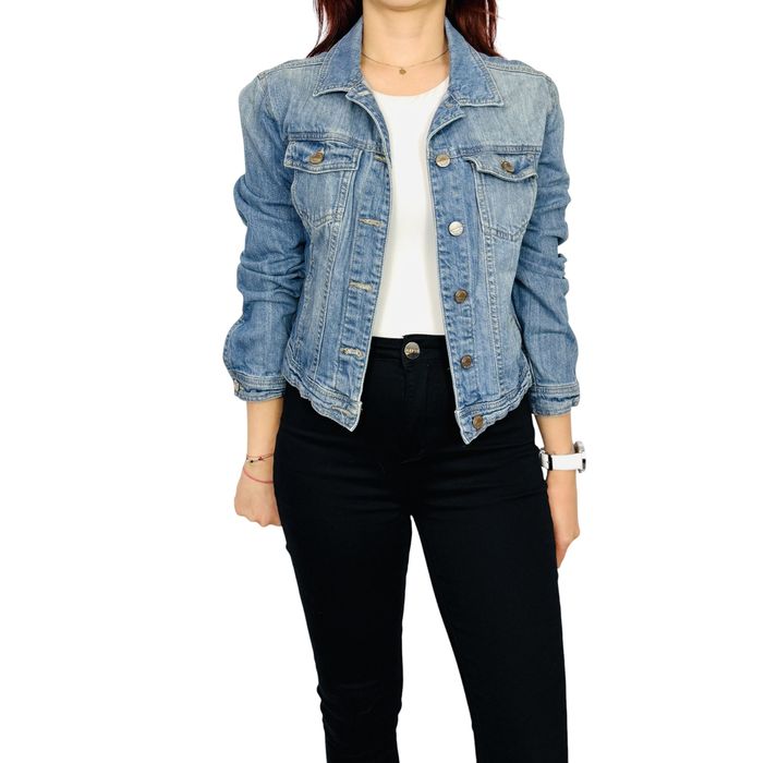 Jeansowa katana z jasnego denimu M 38 New Look