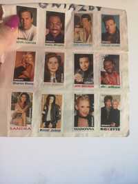 24 znaczki gwiazdy lat 90te