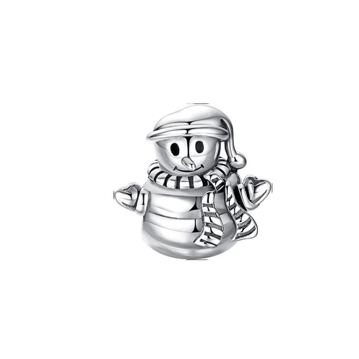 Charms Bałwan Bałwanek Snowman do bransoletki Pandora S925