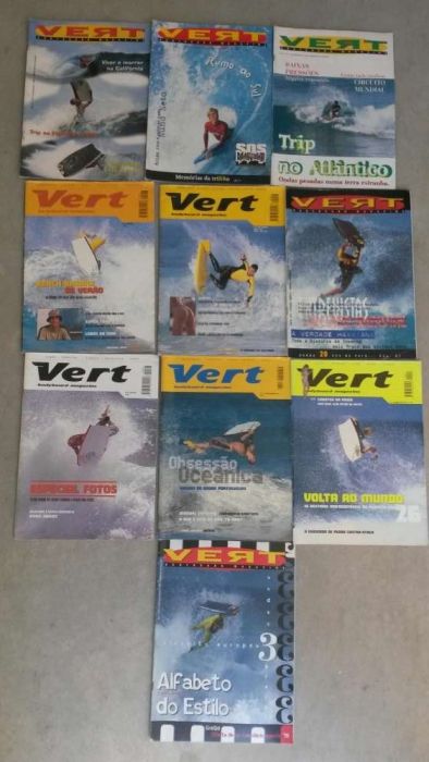 Revistas bodyboard Vert magazine 57 exemplares