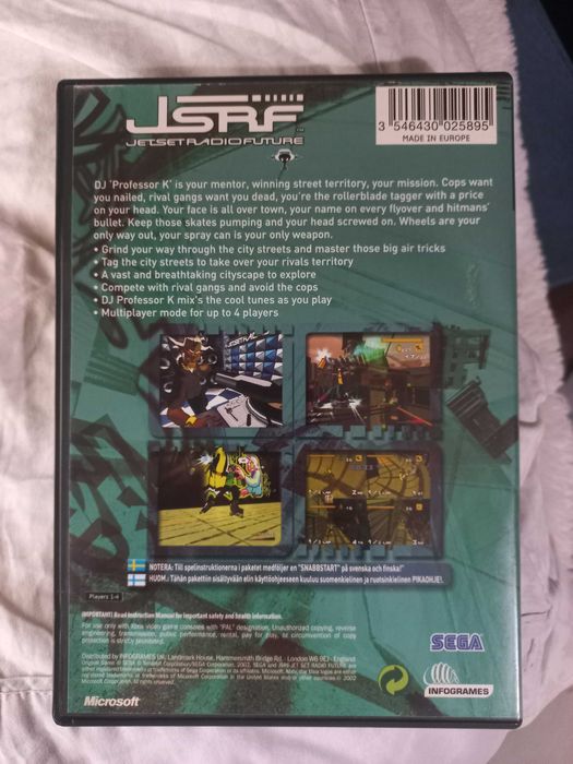 Jogo xbox jetsetradiofuture novo