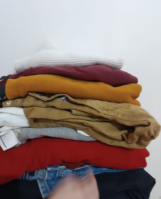 Torba męskich ubrań kurtka spodnie bluzy odzież używana M,L-XL